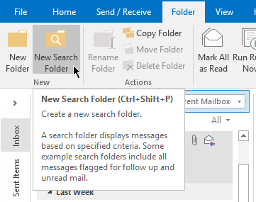 Searching in Outlook - Campaignmaster