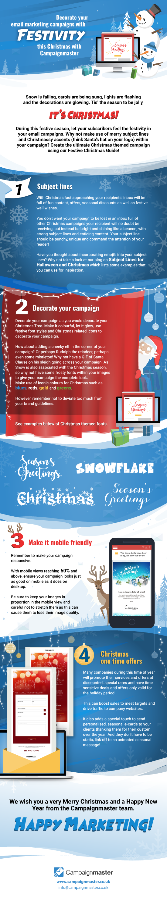 Christmas Email Marketing Campaignmaster Your Easy Solution to